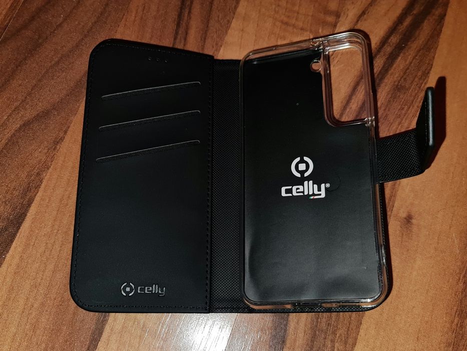Husa flip magnetica originala Celly Wallet Case Samsung Galaxy S22 5G