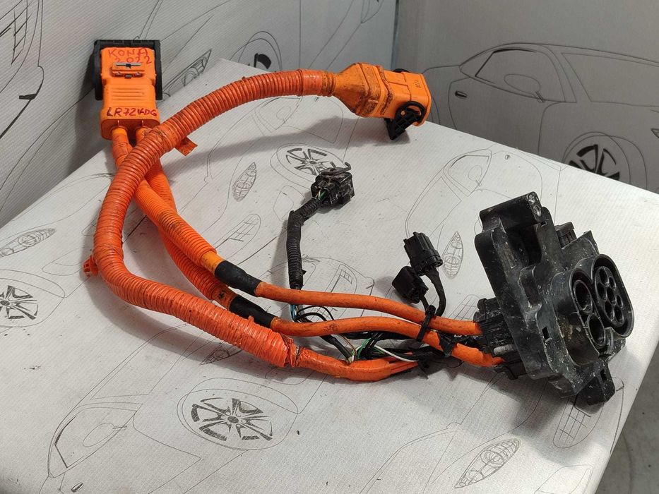 Priză încărcare cu cablaj + mufe Hyundai Kona 91981K4040 2022 / [2017-2023] / (5B)