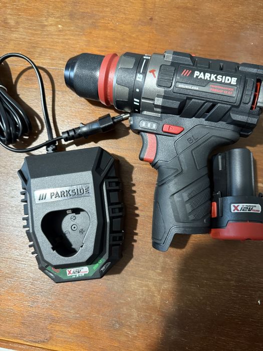 Ударен винтоверт парксайд parkside performance x12v комплект