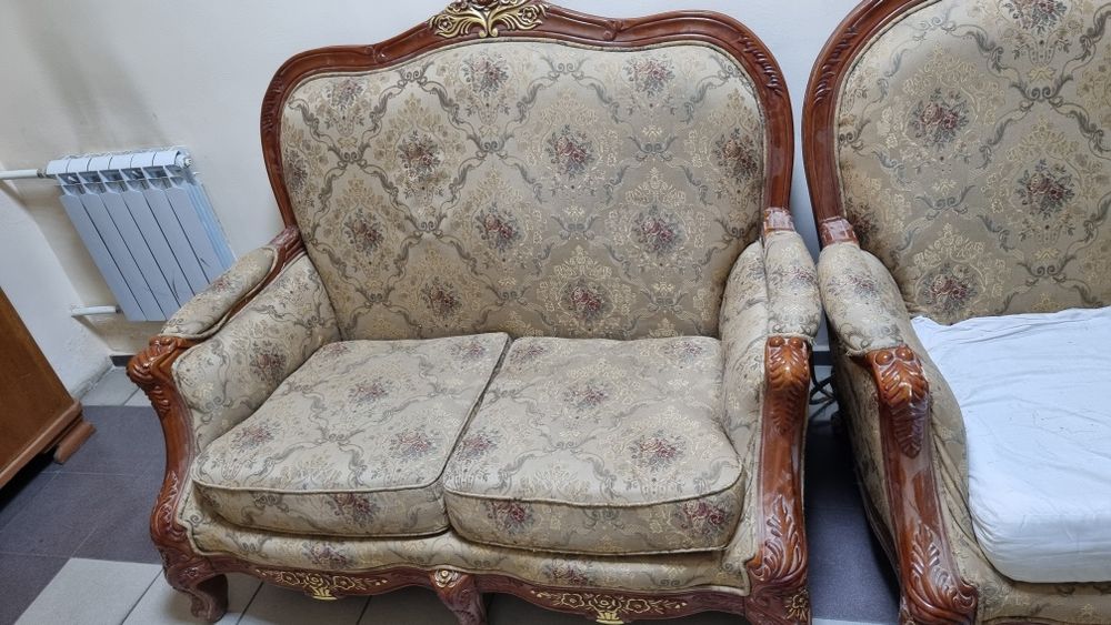 Диван 2-хместный + кресло