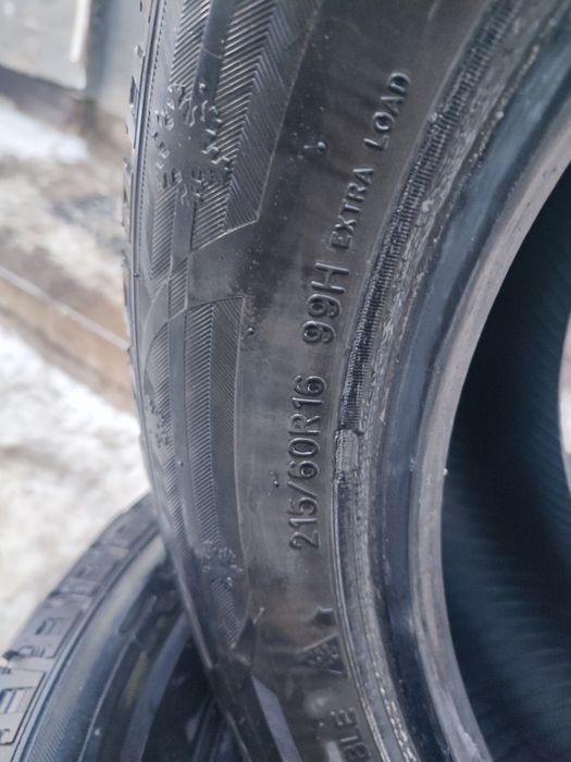 Шины  продам 215/60/16