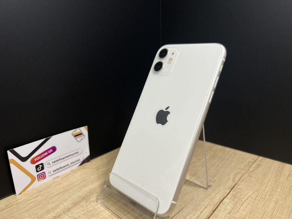 iPhone 11 64Gb White Second-Hand Foarte Bun 3 ani garanție, Telefoane