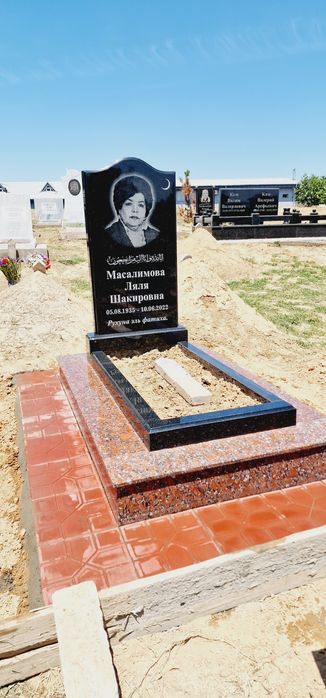 Памятники из черного гранита габбро