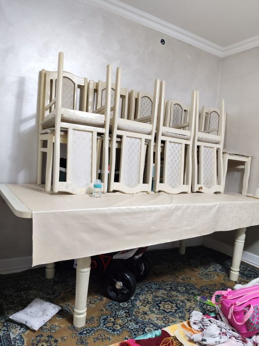 Стол 10х стульями