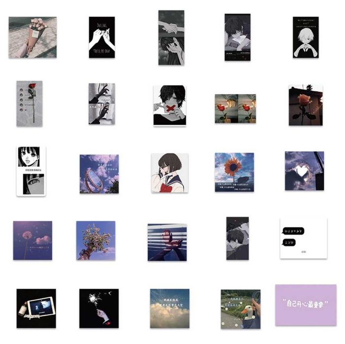 Стикеры на тему аниме