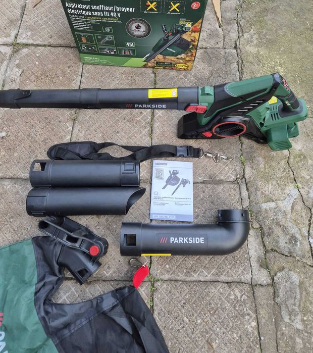 Листосъбирач / духалка на батерии Parkside PLSA 40-Li C2