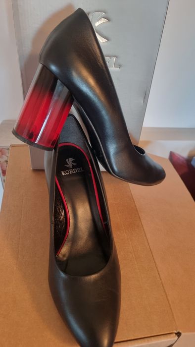 Pantofi negri piele naturala dama