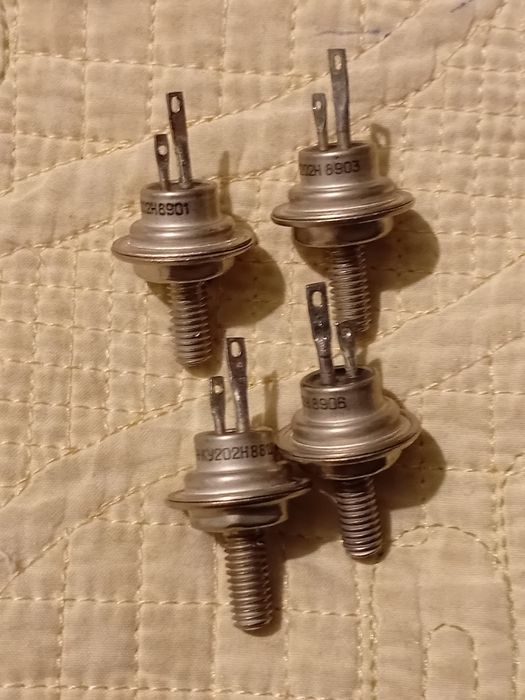 Тиристоры КУ202Н, симисторы КУ208Г(комплект 4 шт)