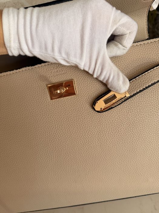Дамска чанта Hermes Birkin бежова