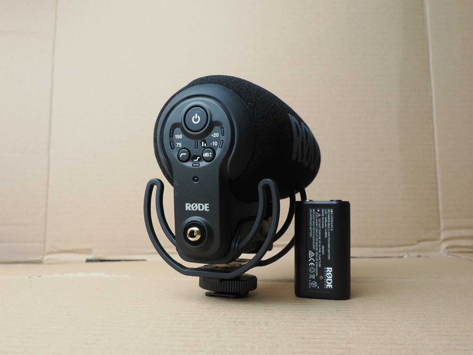 RØDE VideoMic Pro+  microfon shotgun on-camera  stare impecabilă cutie