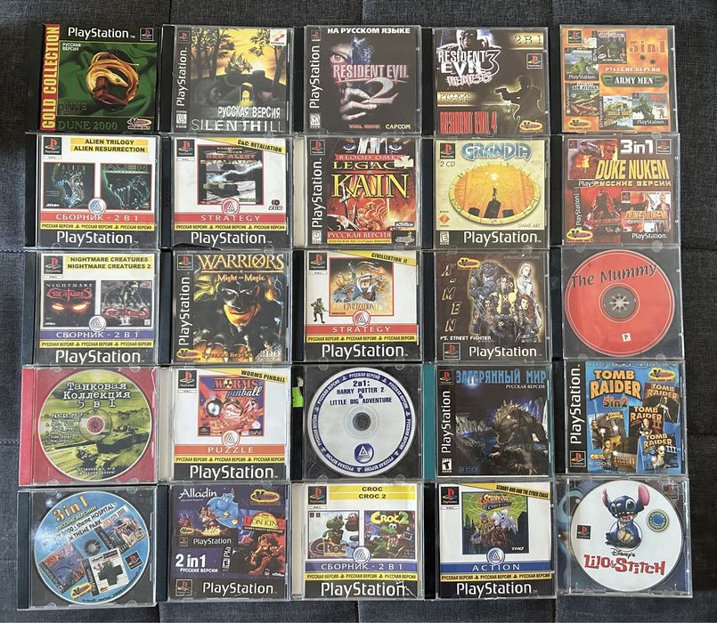 Игры на Sony PlayStation 1.