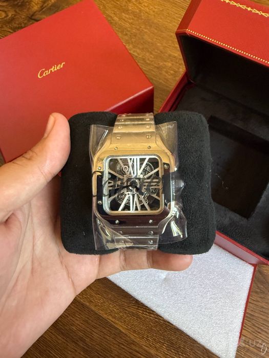 Cartier santos skeleton