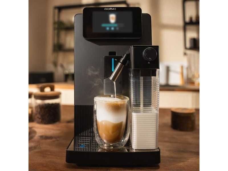 Кафеавтомат Cecotec Cremmaet Latte Touch - 1350W, 19bar, Черен