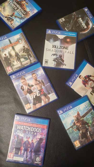Ps4 slim 500gb 8 игри