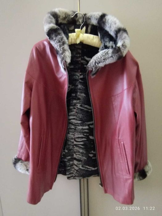 Женская кожаная куртка