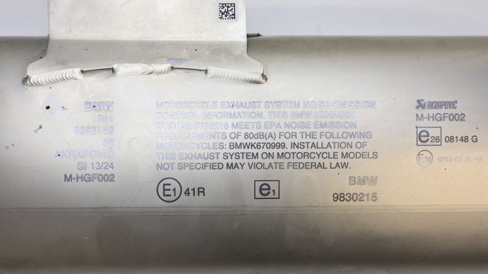 Toba Evacuare Finala Sport Akrapovic BMW S1000XR K69 2019 - 2025