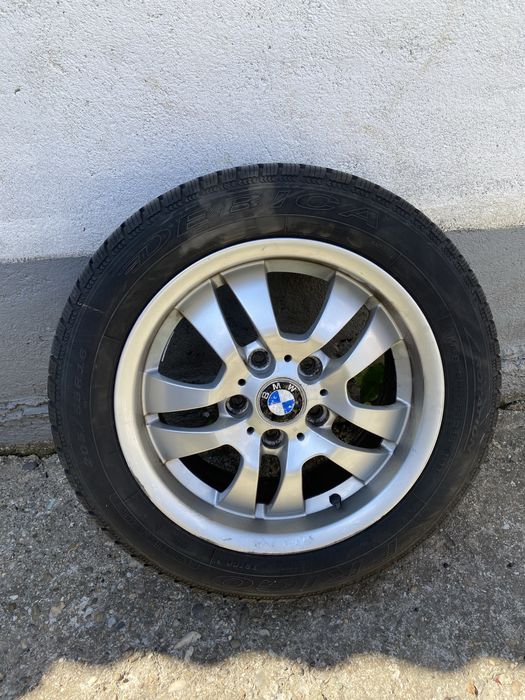Jante BMW originale R16 205/55/16 cu anvelope iarna