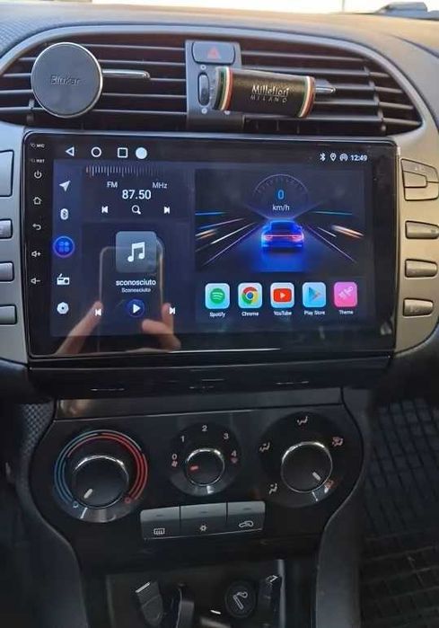 Мултимедия Fiat Bravo Android навигация