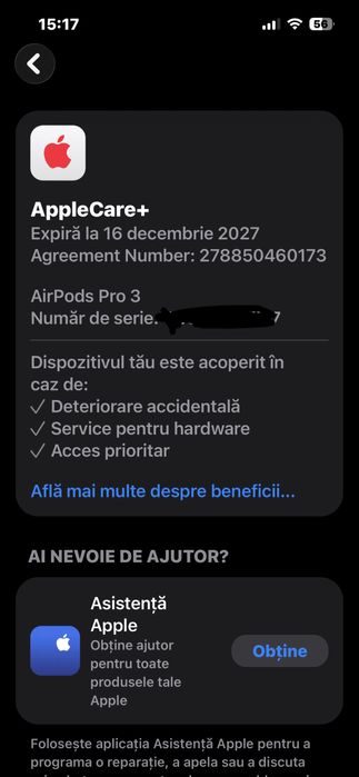 Vand Airpods Pro 3 Noi desfacute doar pentru poza