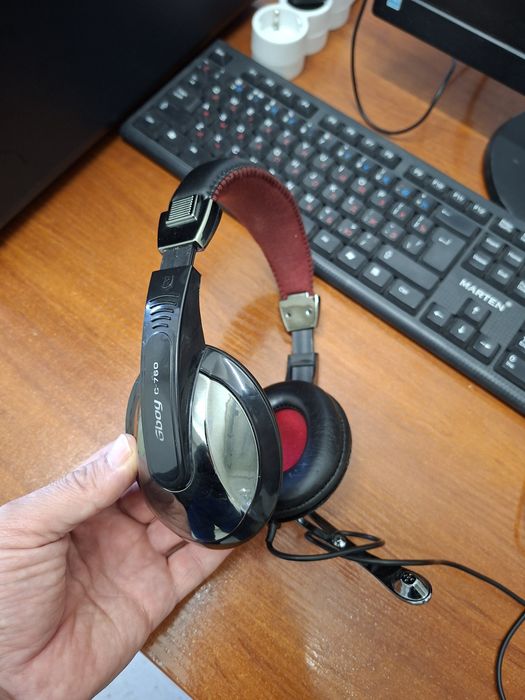 Продам игровые наушники Gboy C-760 с микрофоном