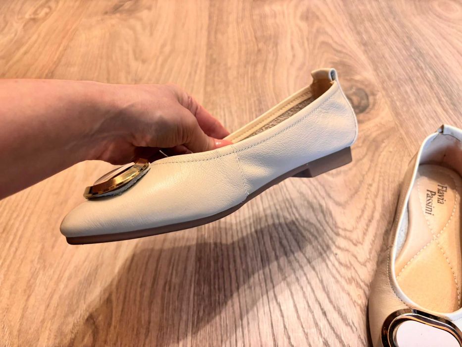 Balerini Flavia Passini, piele naturală, mărime 35
