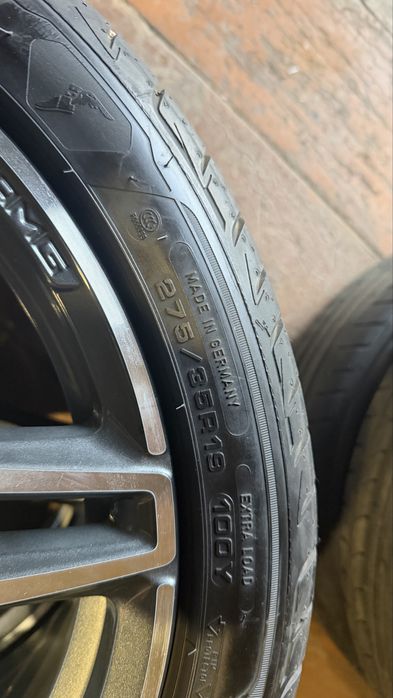 Летняя резина R19 разноширокие