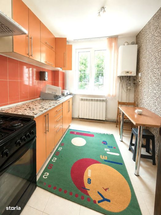 Apartament 2 camere Trivale, confort 1, parter, balcon, centrala