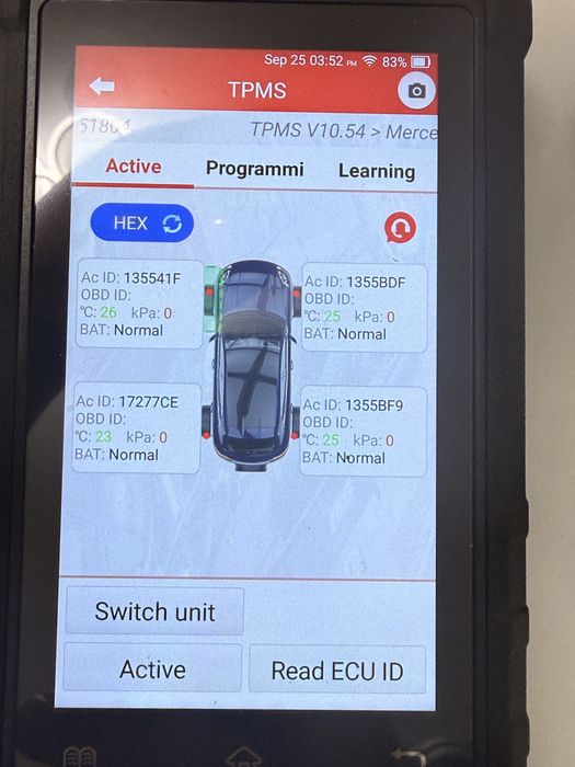 Senzori presiune roti ORIGINALI Mercedes Hyundai Subaru Toyota BMW