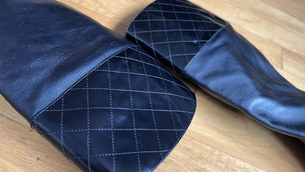 Cizme damă Musette (Cristina B.) din piele neagră – toamnă–iarnă, mări