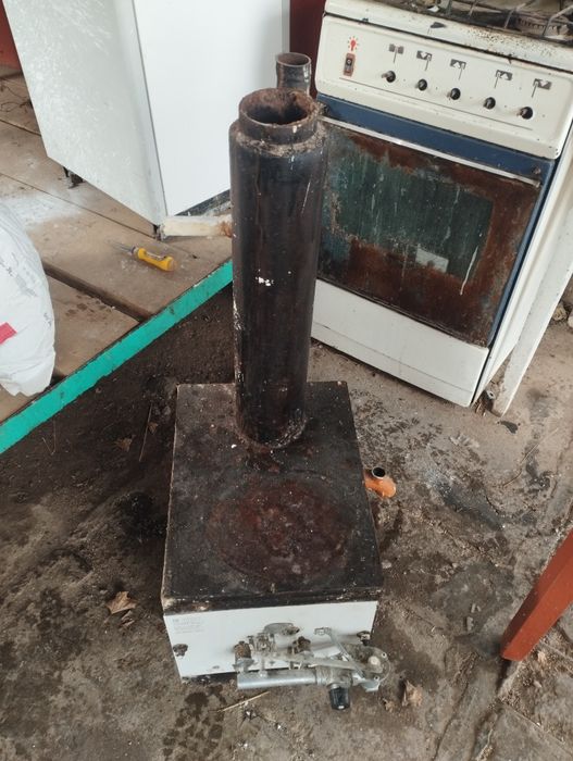 Печь отопления. С горелкой