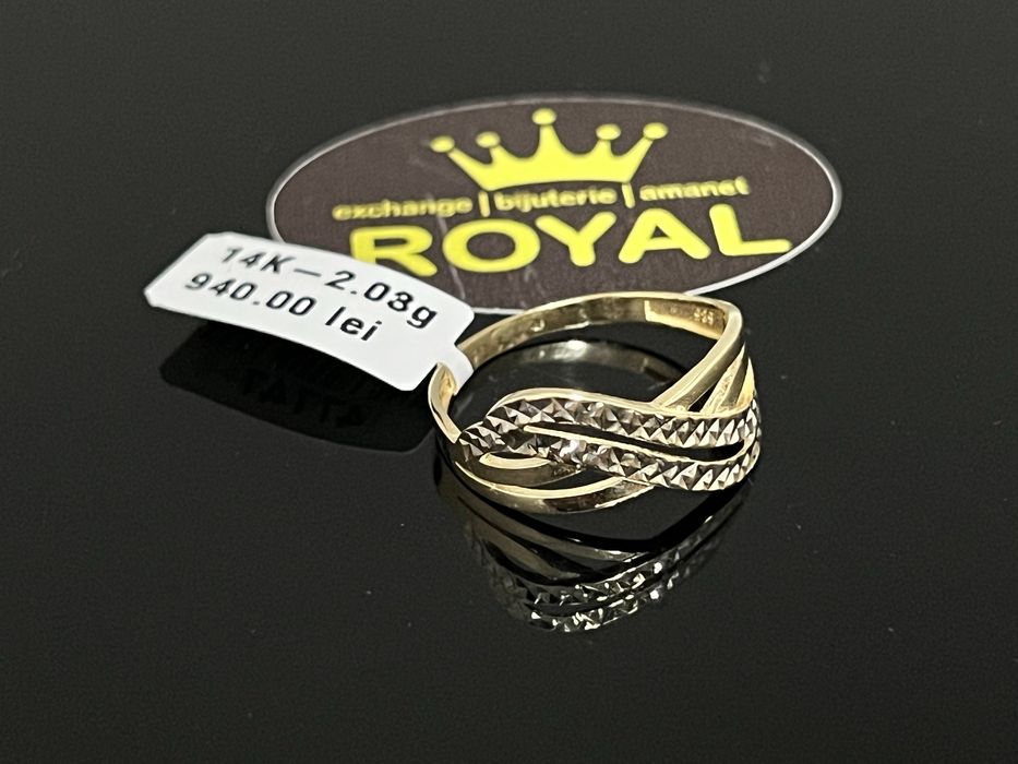 Bijuteria Royal CB : Inel aur 14k 585  2,03 gr