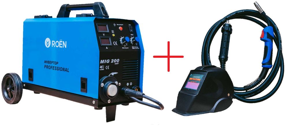 Комбиниран телоподаващ апарат MIG + MMA ROEN-200