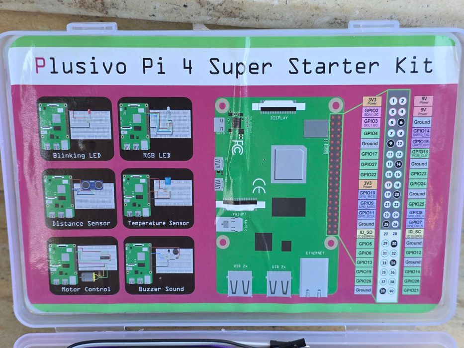 Kit Plusivo Pi 4 Super Starter Kit + Raspberry Pi 4GB RAM + card 32GB