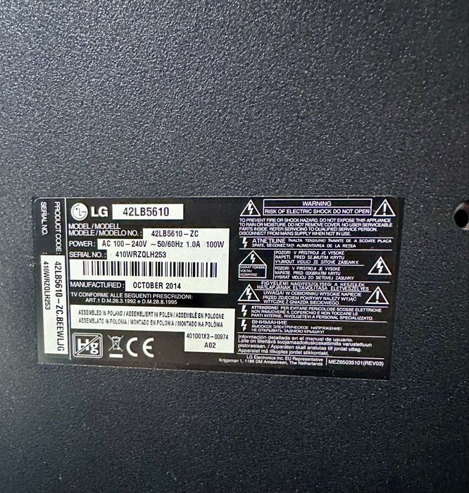 Tv LG de vanzare