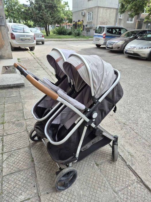 Chipolino комбинирана количка за близнаци дуо смарт