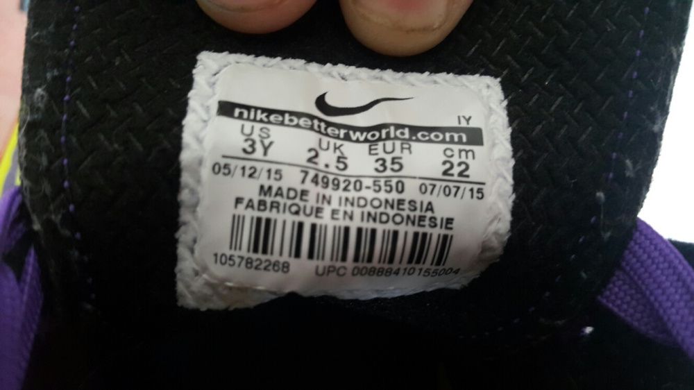 Pantofi sport Nike Hypervenom originali,marime 35