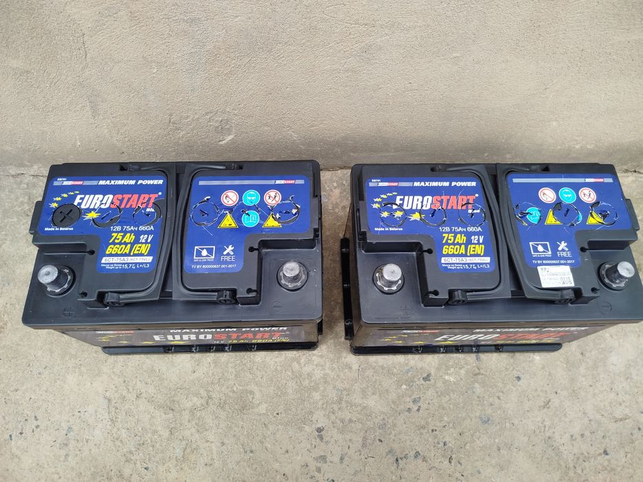 Аккамуляторы EUROSTAR 75 AH