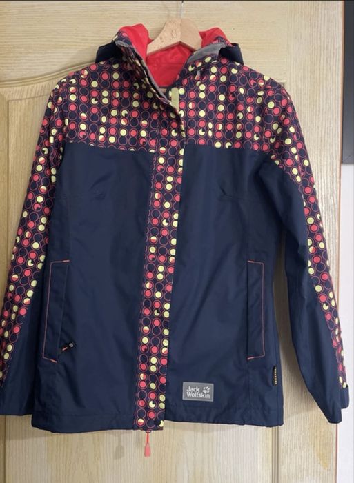 Geacă de domnisoare, de ploaie, Jack Wolfskin multicolorată, mărimea L