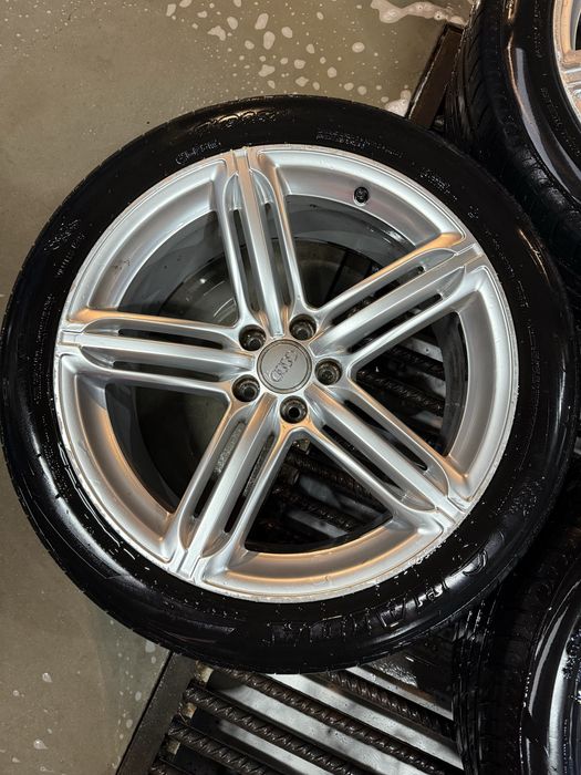 Jante originale Audi Q5 20” cu anvelope de vara, profil 70%, dot 2023