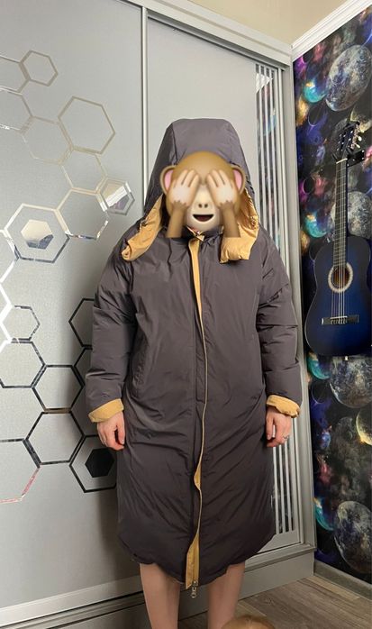 Продам двухсторонний зимний пуховик