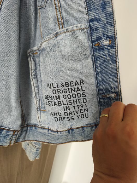 Geacă denim Pull&Bear, nu Zara, Guess
