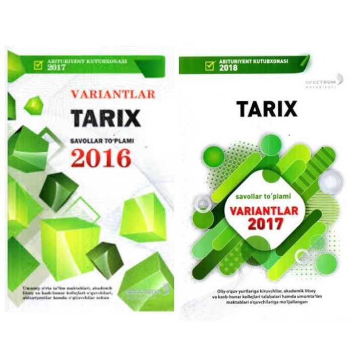 Доставка. Dtm tarix, test topshiriqlari to'plami