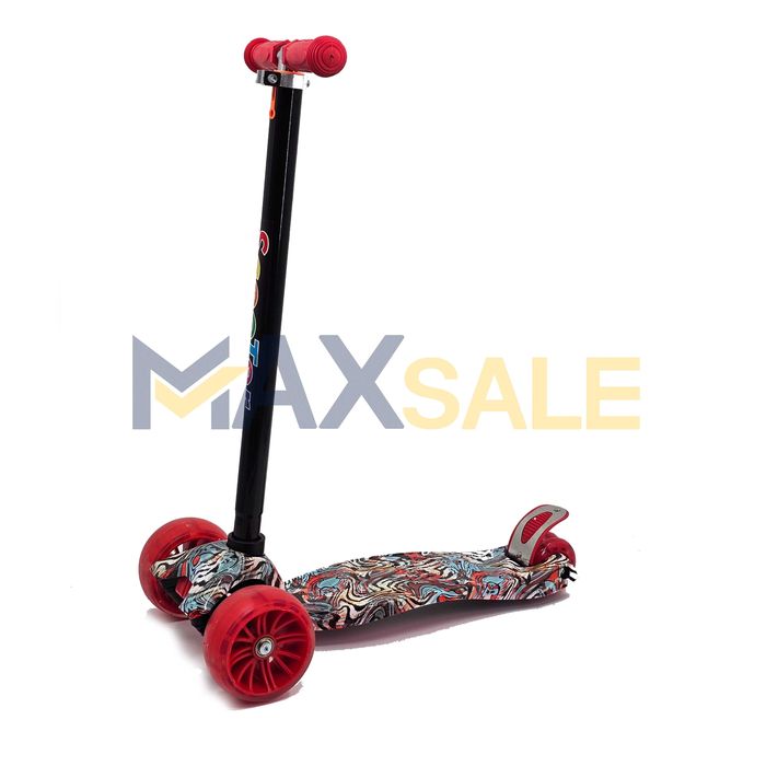 Детска триколка тротинетка различни цветове с 3 светещи колела