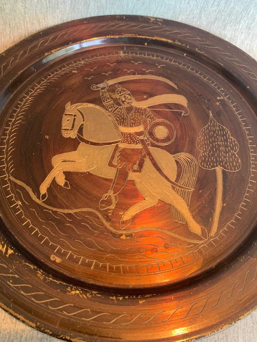 медна  чиния за стена