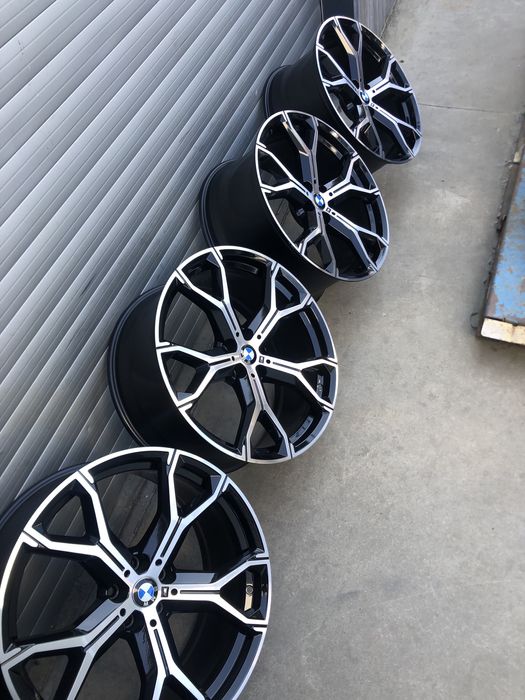 jante BMW originale  M style 741 X6,X5 pe 21 bicolore 5x112  doua lati