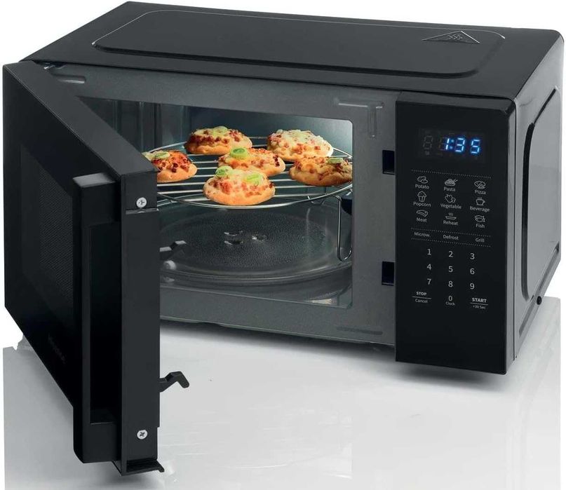 Микровълнова фурна с грил Hisense Microwave H20MOBS4HG 20L Черна 700W