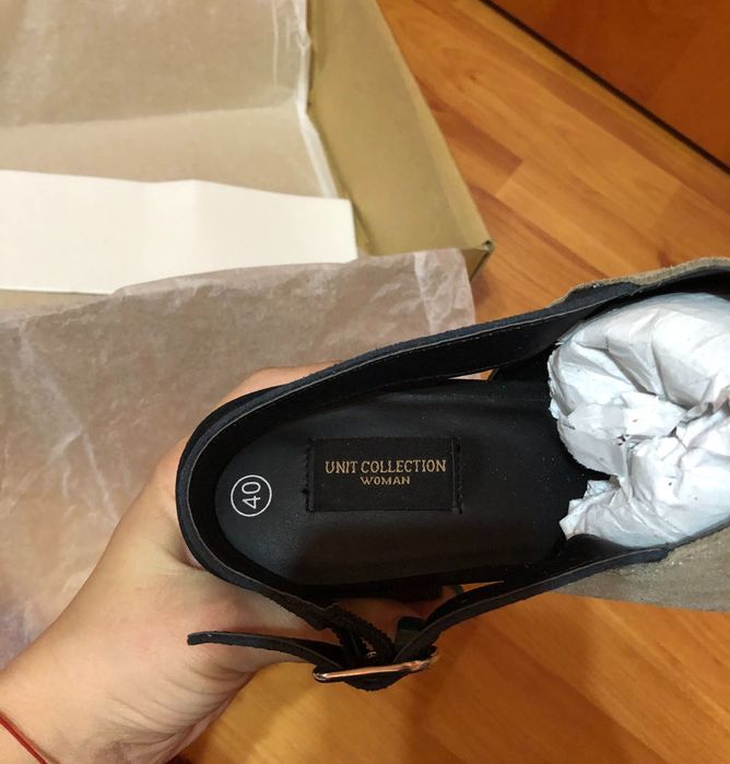 Sandale negre marime 40 sandale noi 40 sandale toc patrat