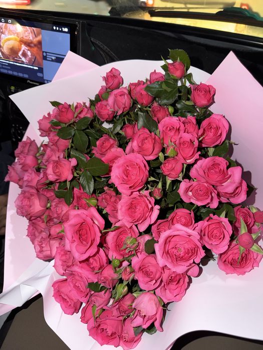 Спрей роза свежый