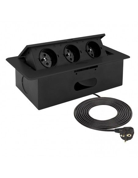 Черен разклонител за вграждане