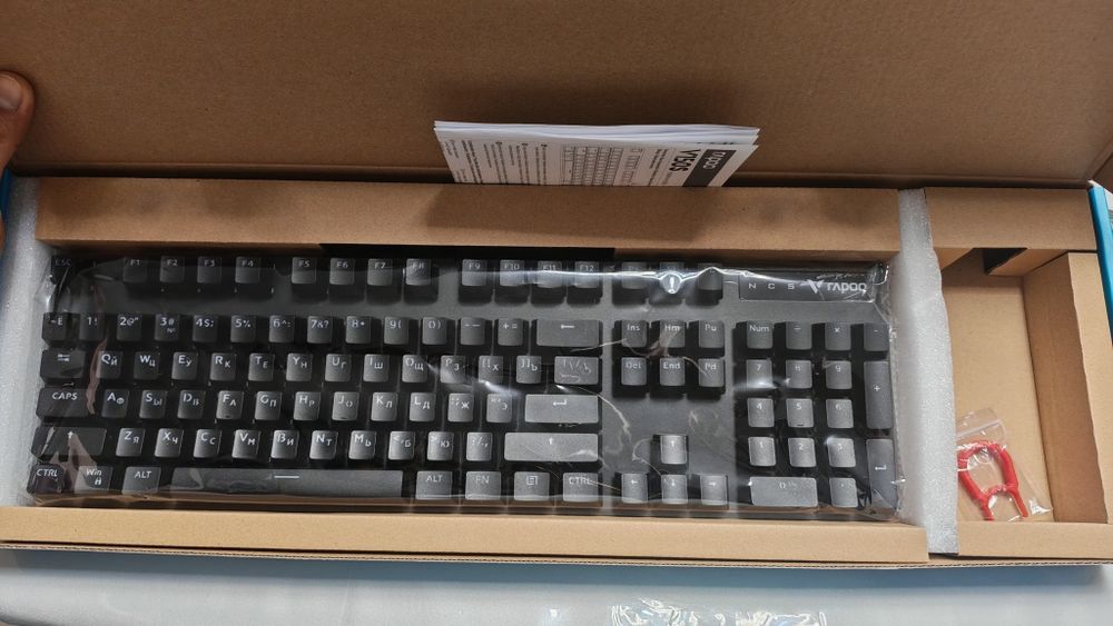 Механическая клавиатура механик gaming rapoo v500 pro